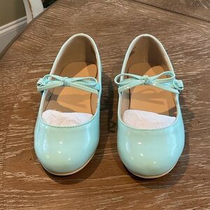 Janie and Jack Light Blue Ballet Flats Size 12